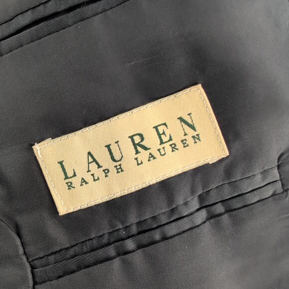 Vintage Lauren Ralph Lauren 100% Camel Hair Two Button Blazer Men's 44R - Picture 3 of 10